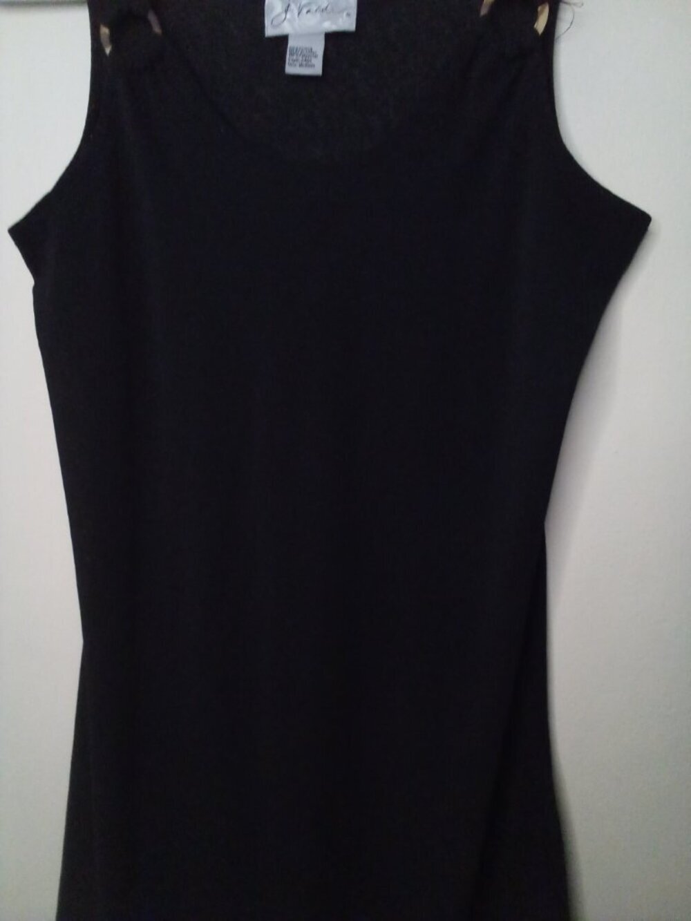 J Valdi Swim Cover Women M Sleeveless Soft Stretch Black - Picture 4 of 14